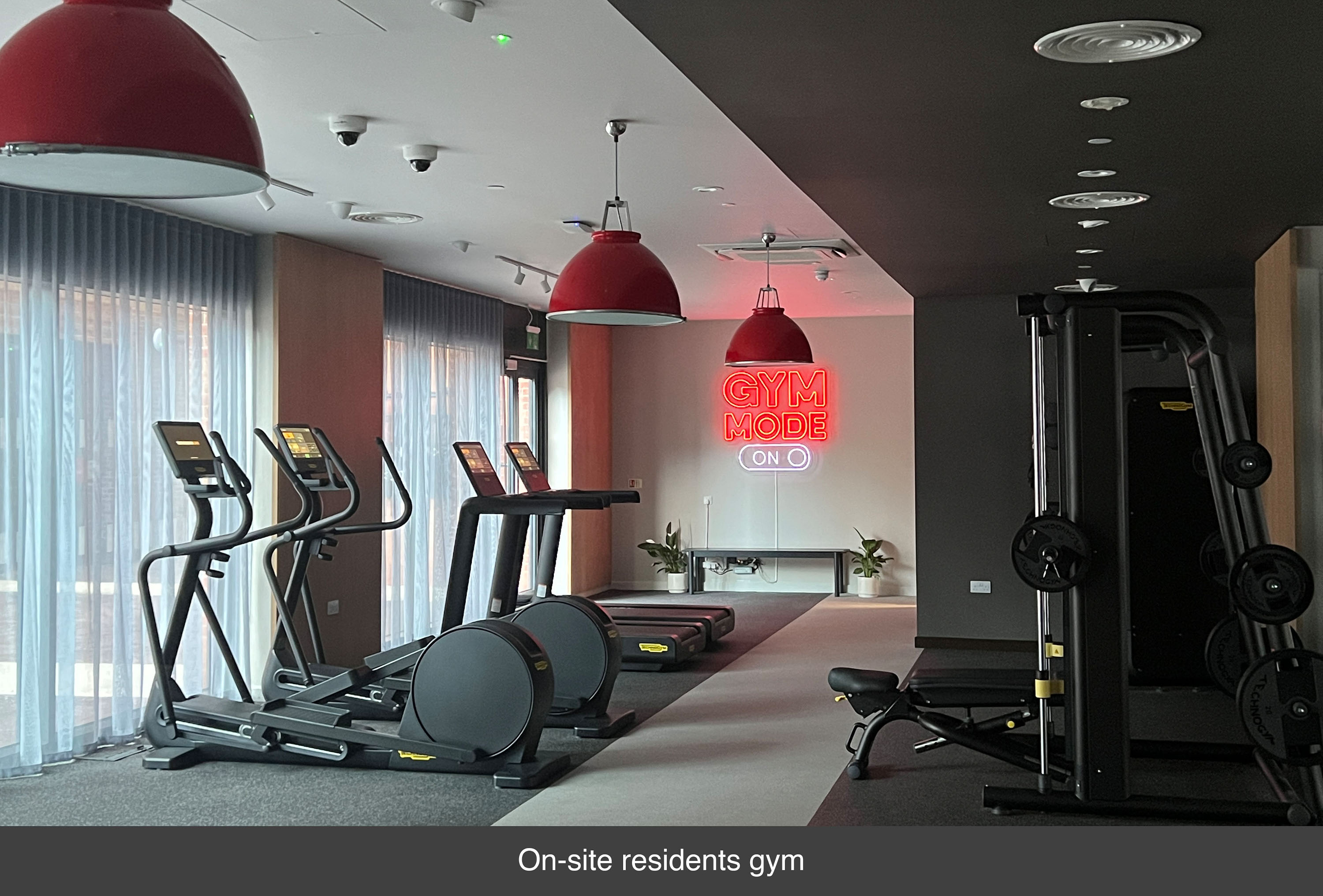 On-site residents gym