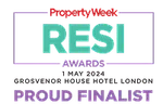 Property Week Resi Awards Proud Finalist Logo