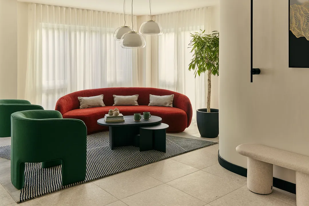 Residents lounge area in reception