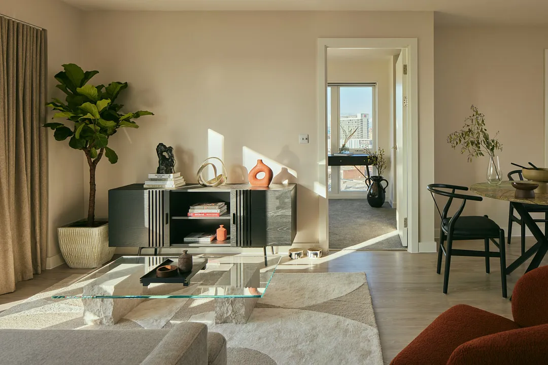 Living & dining area